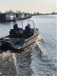 Controleweekend sportvisserij Fryslan.