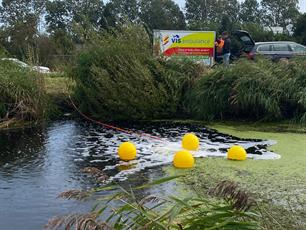 Visambulance ingezet bij vissterfte in Lemmer